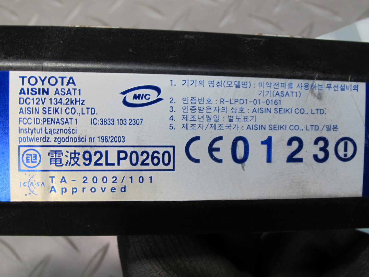 04-06 Lexus UCF30L LS430 Front Right Door Smart KEY Receiver Oscillator OEM