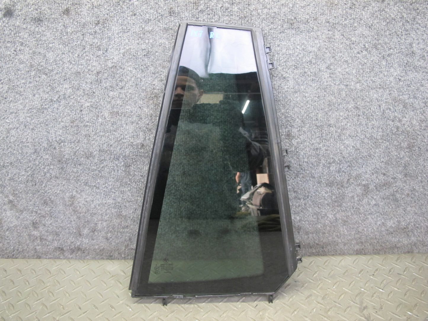 11-17 BMW F25 X3 Rear Left Door Fixed Glass Window OEM