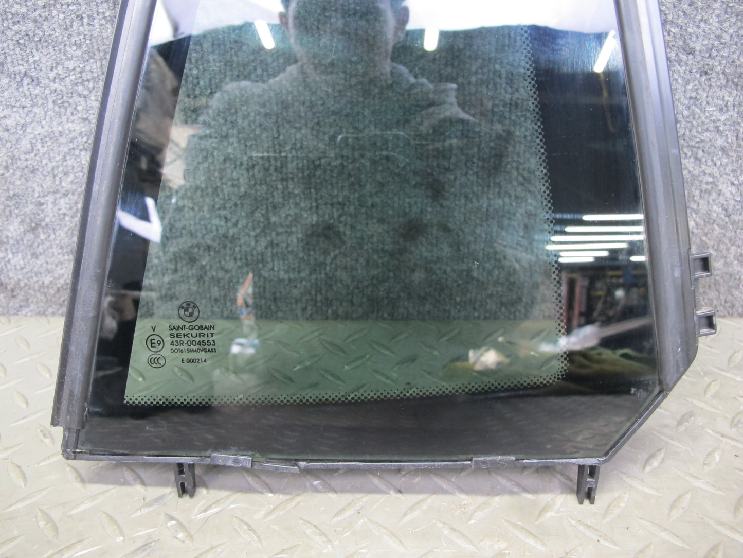 11-17 BMW F25 X3 Rear Left Door Fixed Glass Window OEM