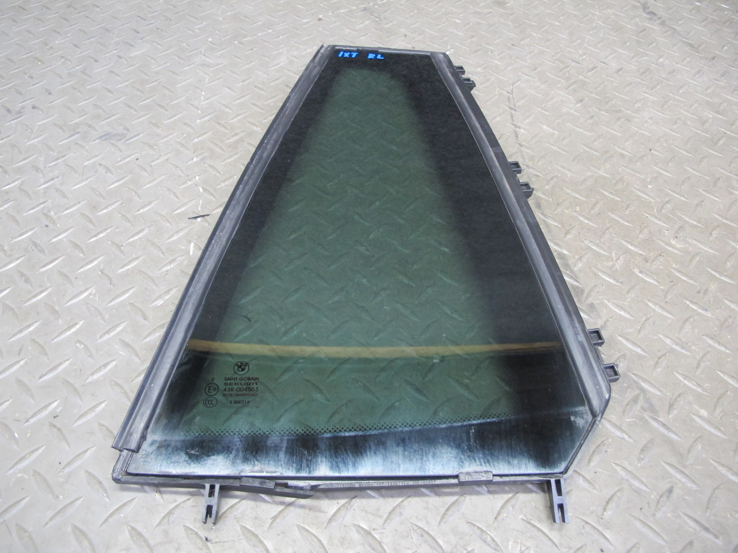 11-17 BMW F25 X3 Rear Left Door Fixed Glass Window OEM