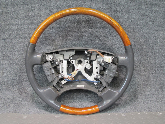 04-06 Lexus UCF30L LS430 Leather Wood Steering w Switches OEM