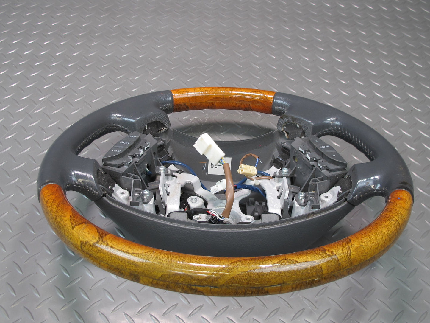 04-06 Lexus UCF30L LS430 Leather Wood Steering w Switches OEM