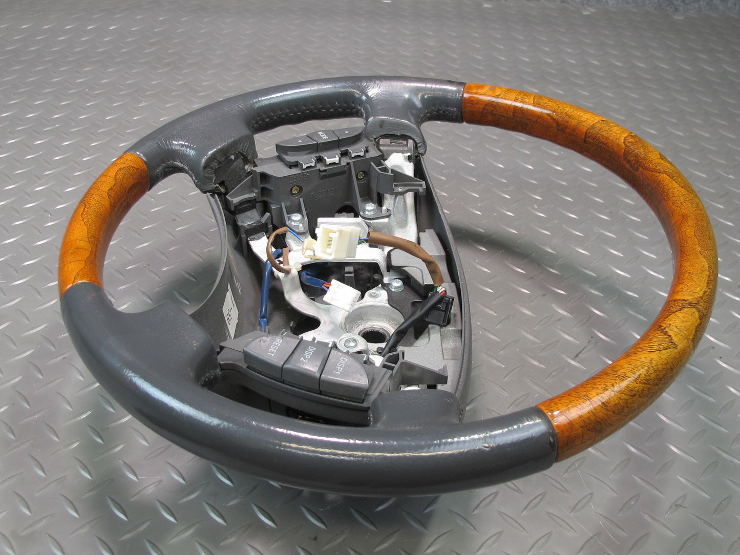 04-06 Lexus UCF30L LS430 Leather Wood Steering w Switches OEM