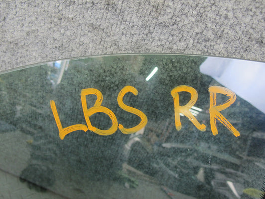 2012-2018 BMW F12 M6 Convertible Rear Right Pass Side Quarter Glass Window