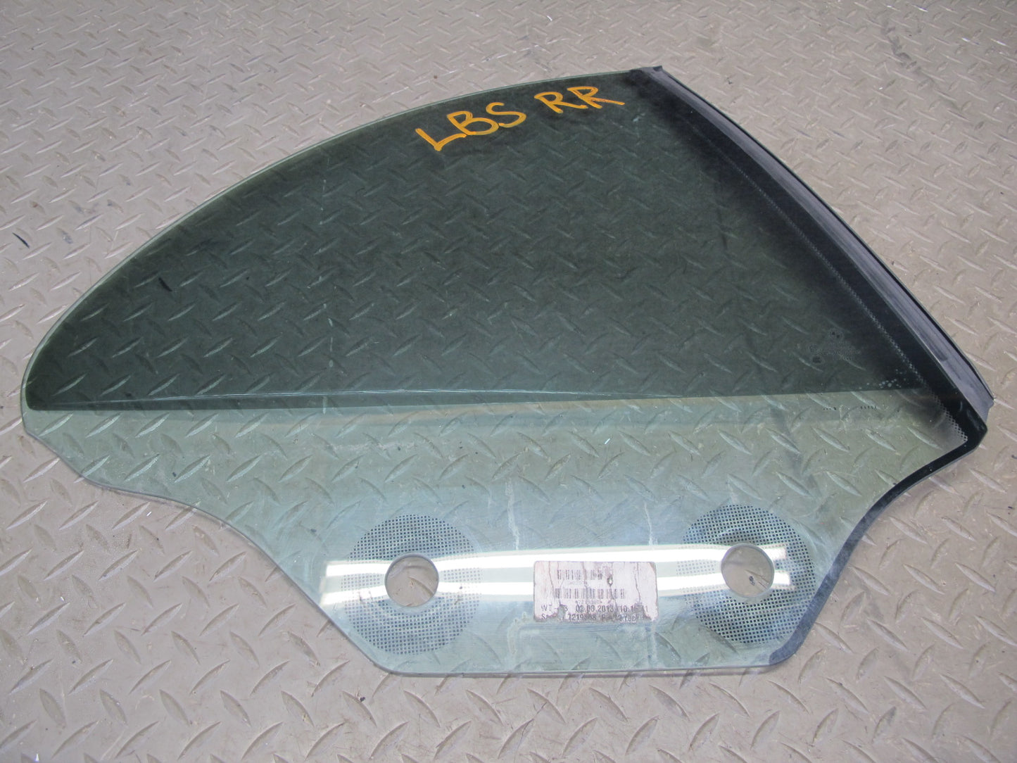 2012-2018 BMW F12 M6 Convertible Rear Right Pass Side Quarter Glass Window