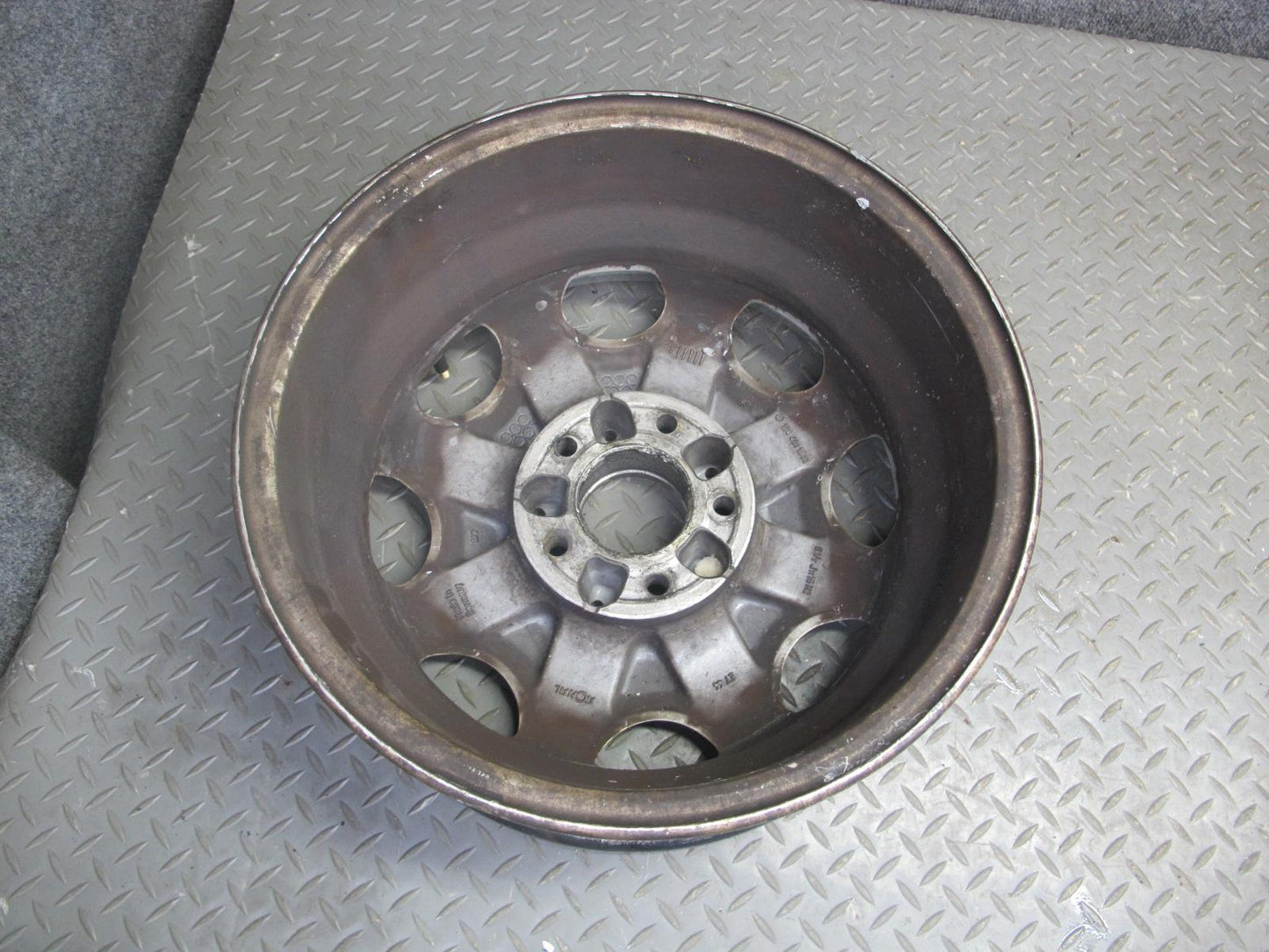 1995 Mercedes W124 300D Factory R15 15" Wheel Rim 15x6.5J ET44 1244011802 OEM