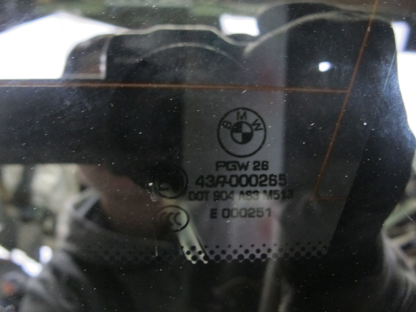 2014-2018 BMW F15 X5 Rear Right Quarter Glass Window