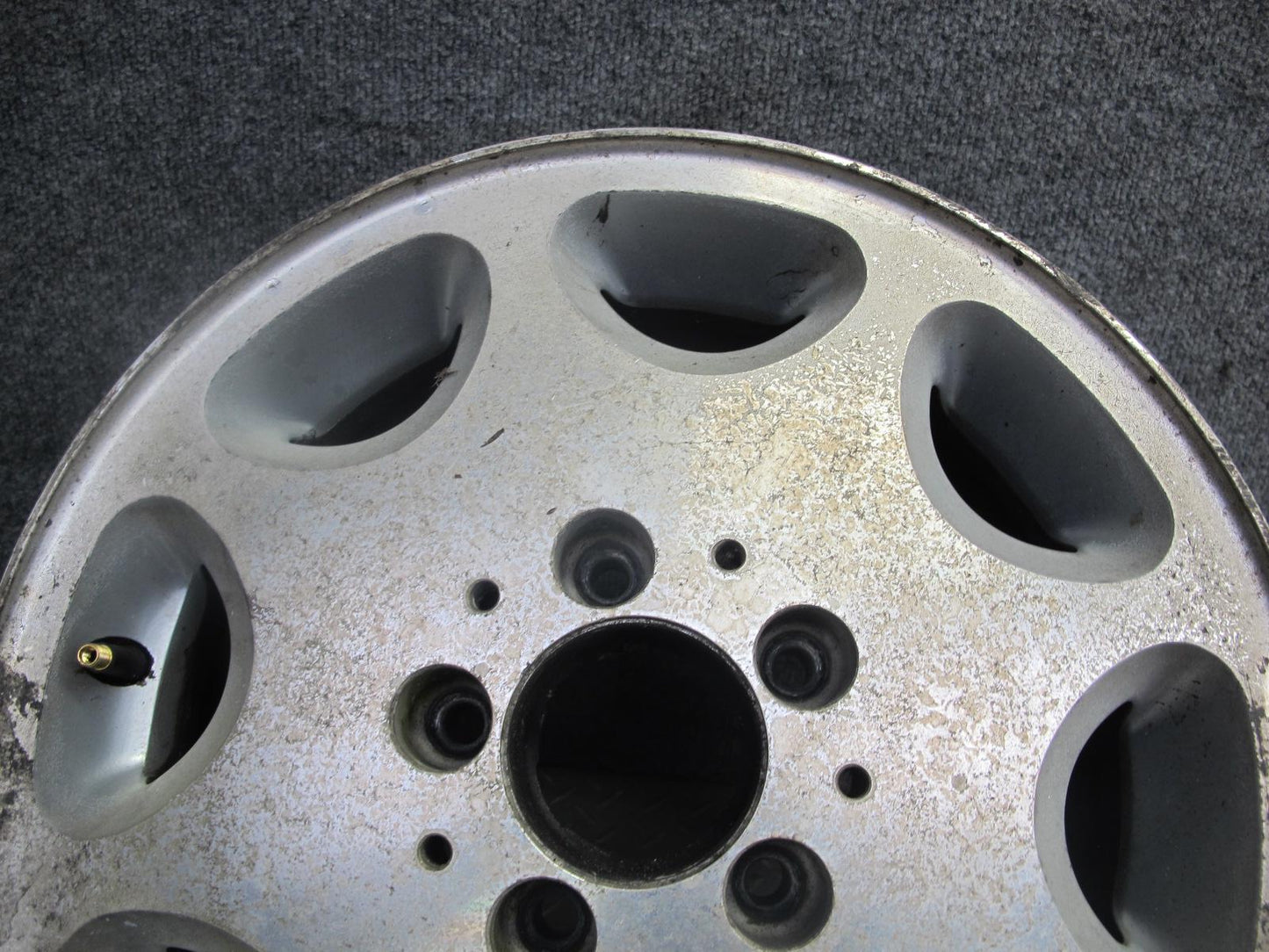 1995 Mercedes W124 300D Factory R15 15" Wheel Rim 15x6.5J ET44 1244011802 OEM