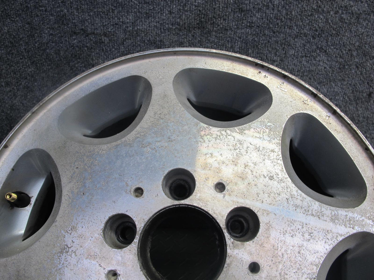 1995 Mercedes W124 300D Factory R15 15" Wheel Rim 15x6.5J ET44 1244011802 OEM