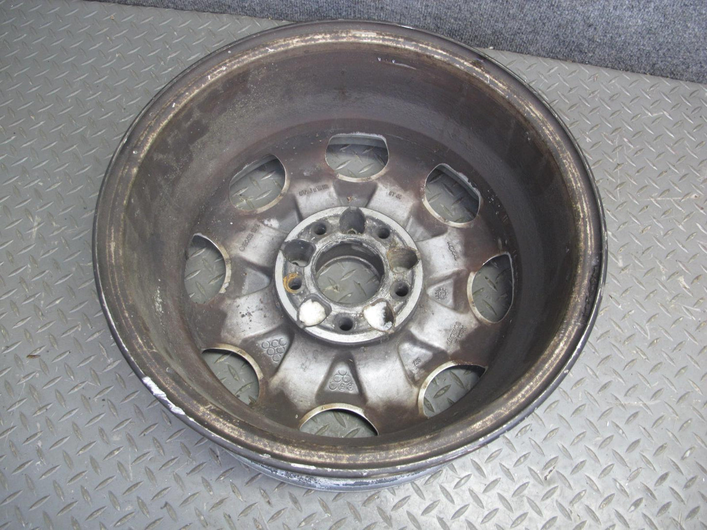 1995 Mercedes W124 300D Factory R15 15" Wheel Rim 15x6.5J ET44 1244011802 OEM