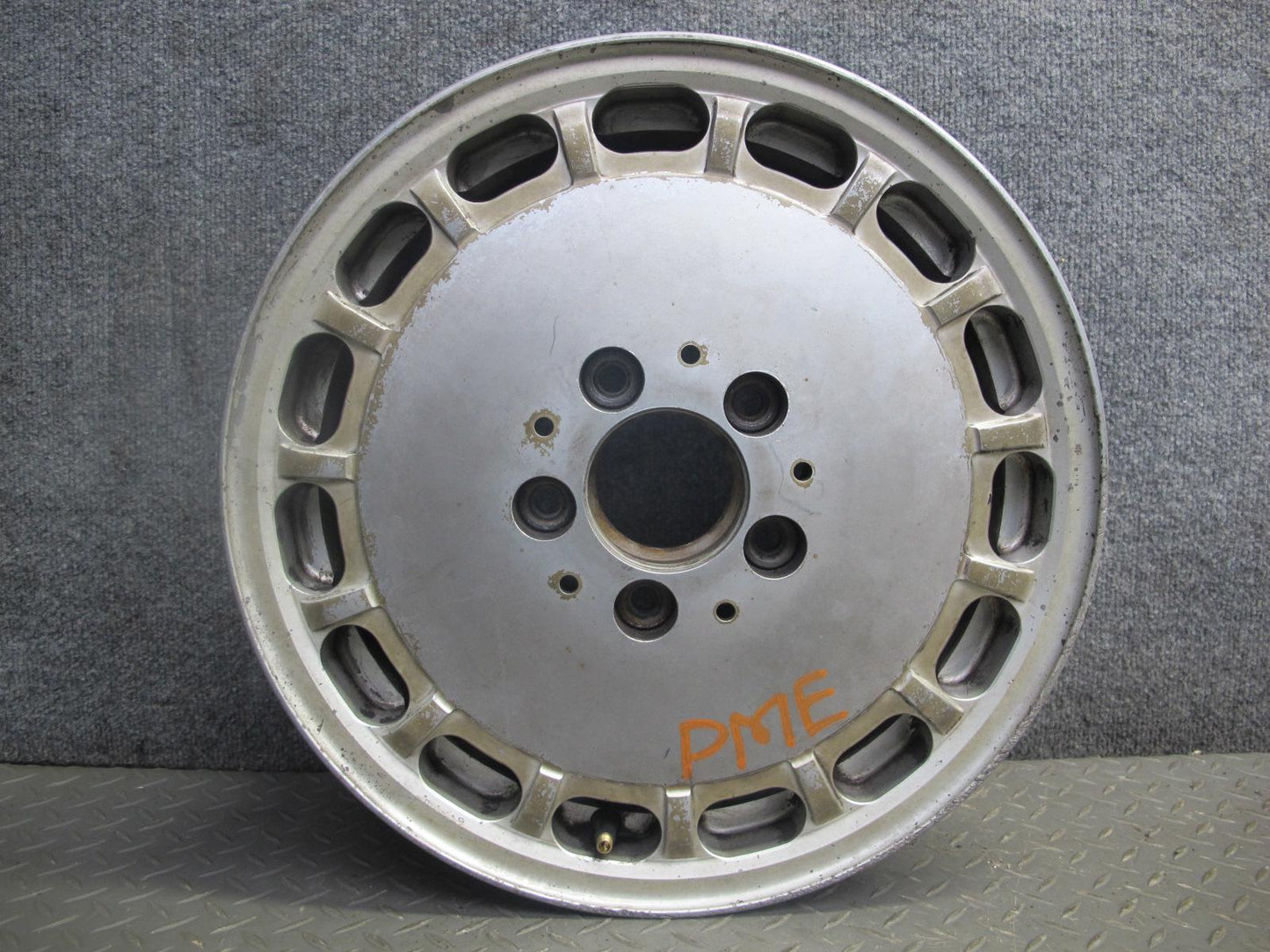 86-89 Mercedes W124 300D Factory R15 15" Wheel Rim 15x6.5J ET49 1244001802 OEM