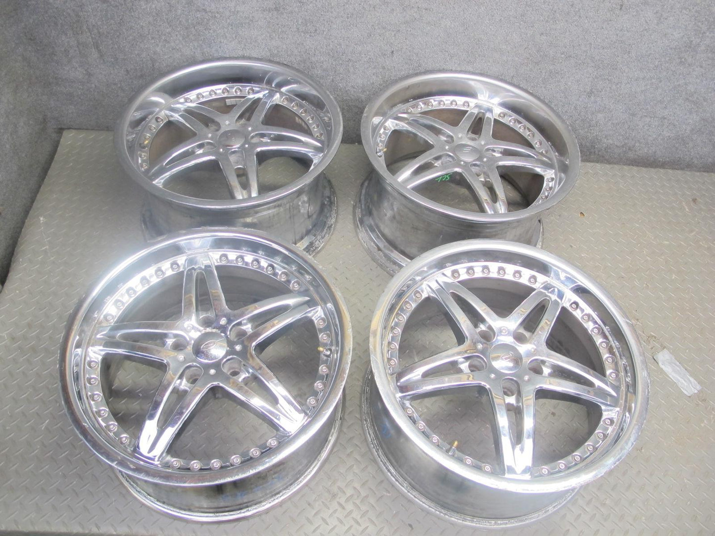 Set of 4 MHT R18 18" Chrome Wheel Rim 18X8.5J ET34 18X10J ET40 5X114.3