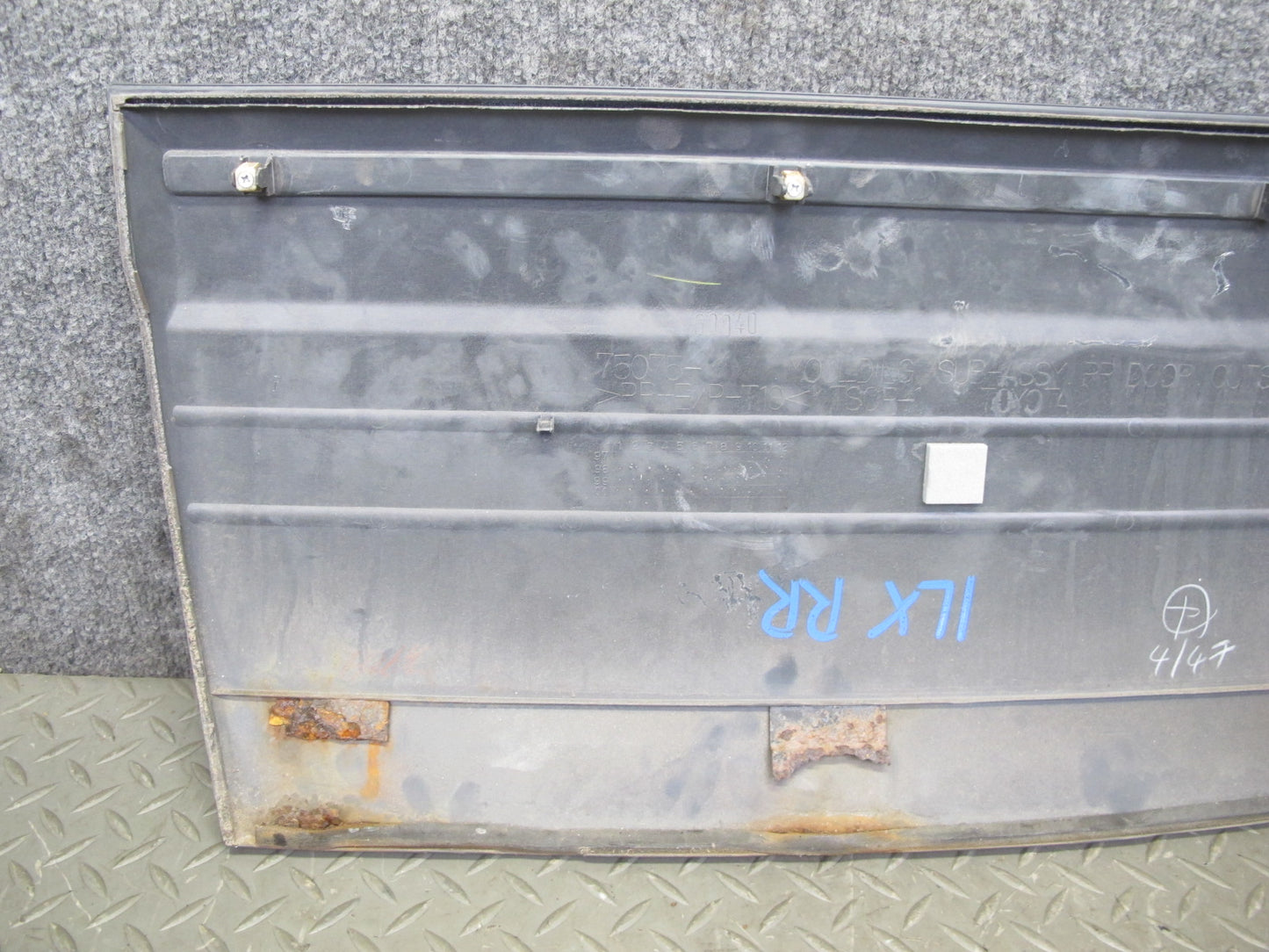 98-02 Lexus LX470 Right Front & Rear Door Fender Lower Trim Molding Set of 3