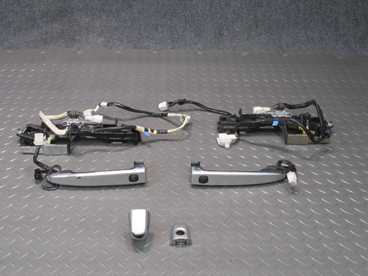 04-06 Lexus LS430 Front Left & Right Door Exterior Handle Set w Keyless  OEM