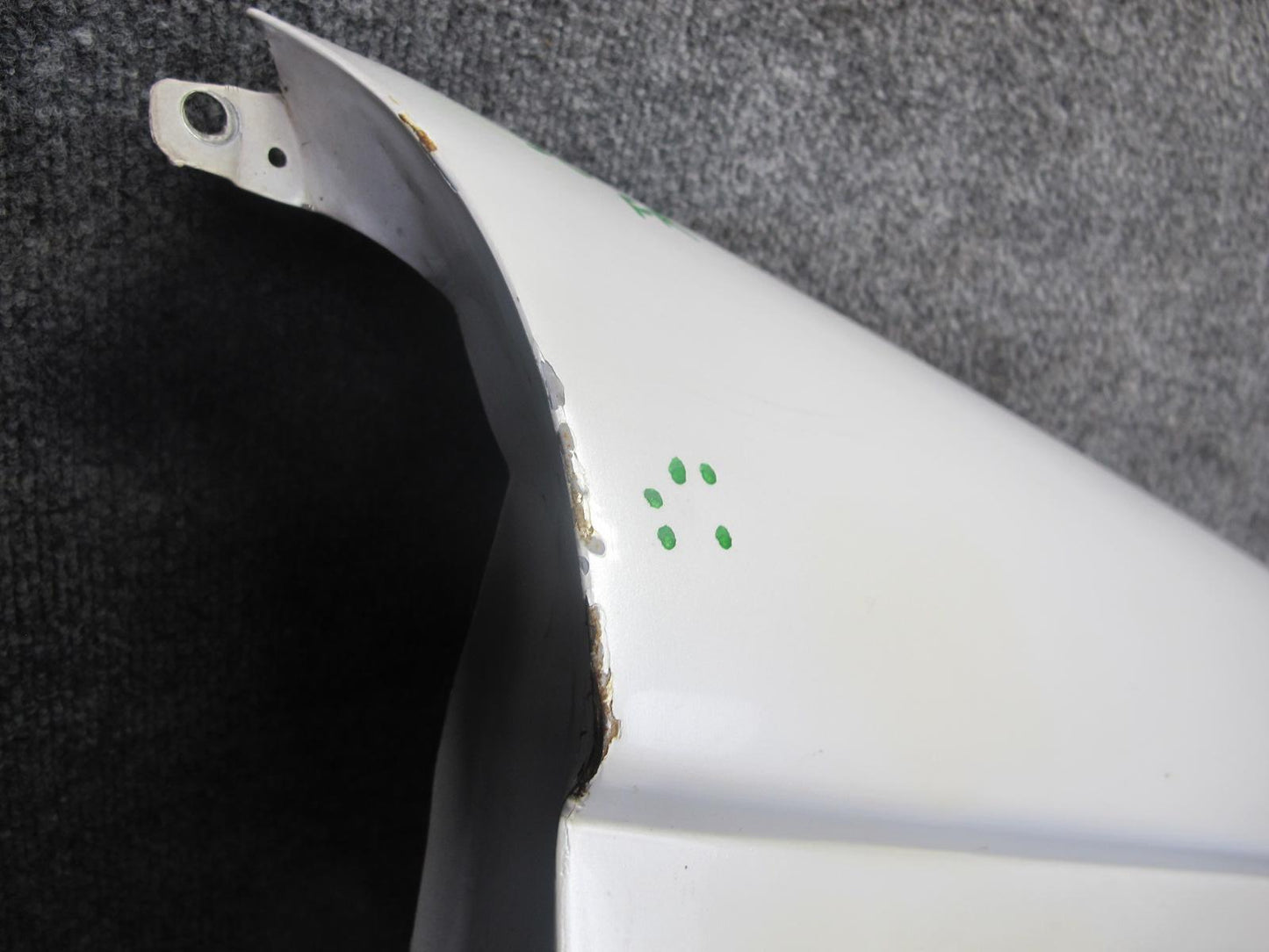 92-00 Lexus UZZ30L SC300 SC400 Front Right Fender Shell Cover Panel White OEM