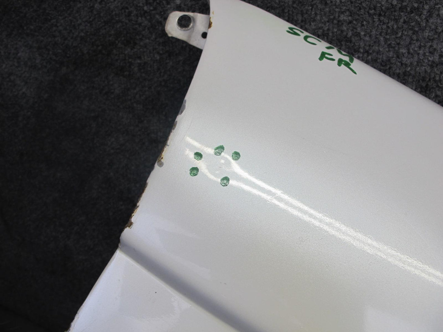 92-00 Lexus UZZ30L SC300 SC400 Front Right Fender Shell Cover Panel White OEM