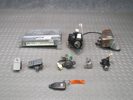 2005 Lexus UCF30L LS430 3UZFE Engine ECU ECM Ignition Trunk Door Lock KEY Set