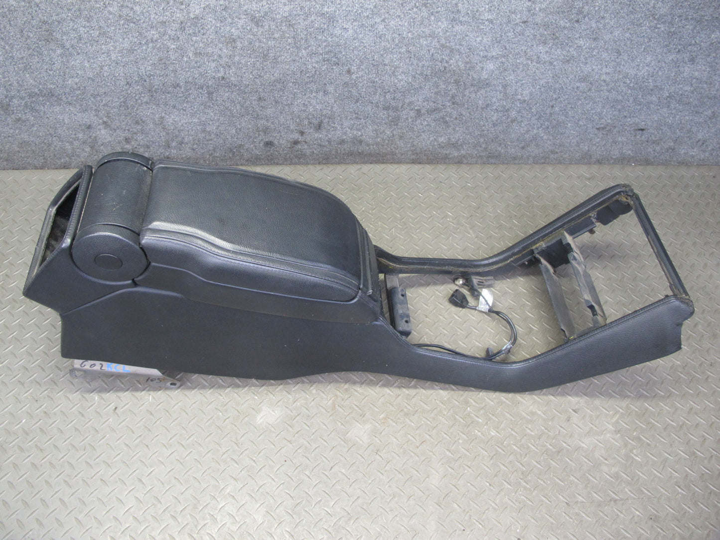 96-99 Mercedes W140 C140 CL Coupe Center Console Trim Cover Panel w Armrest OEM