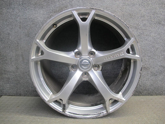 13-14 Nissan Z34 370Z Nismo Front R19 19" Forged Wheel Rim 19X9.5J ET40 OEM Bent
