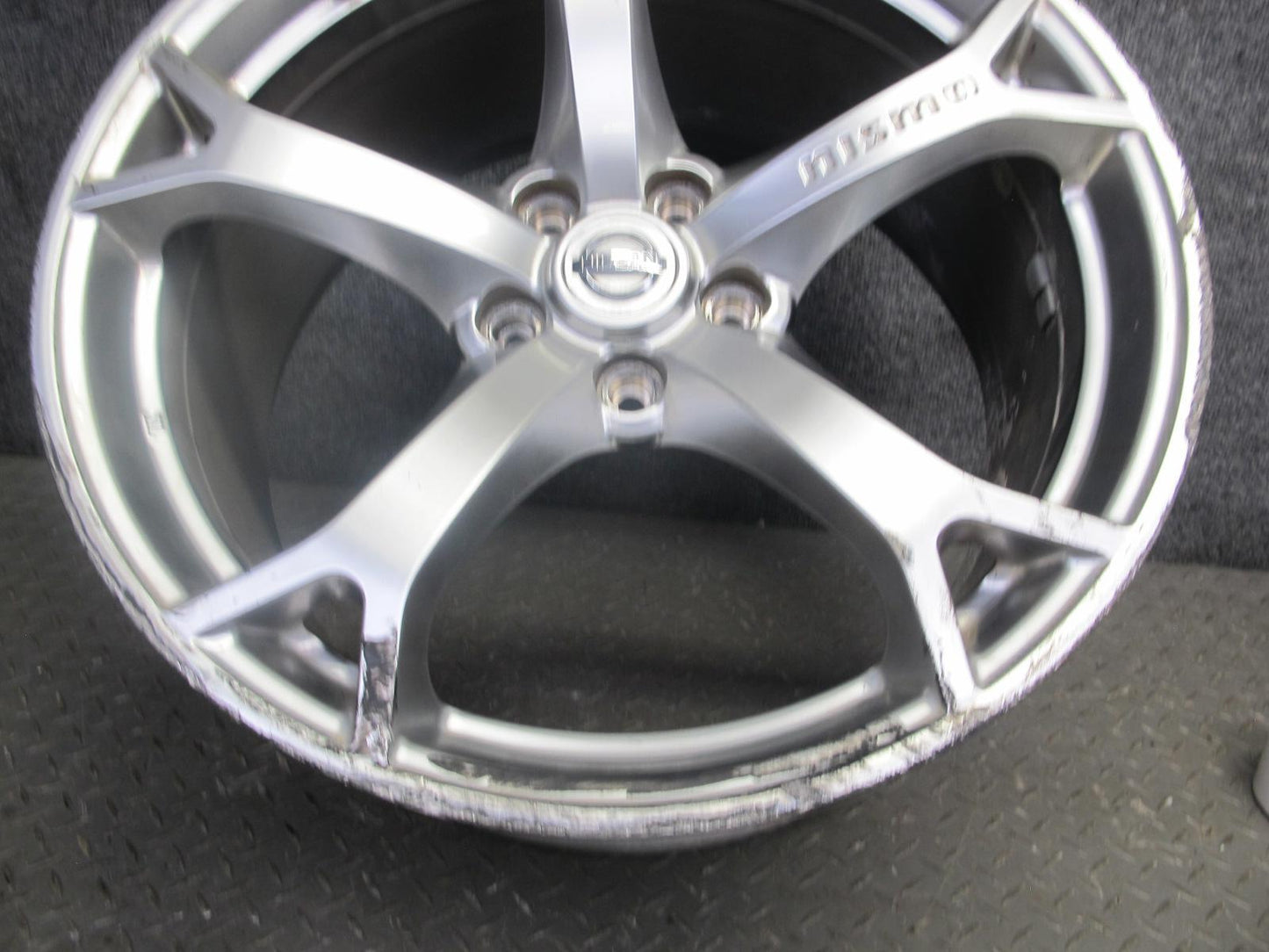 13-14 Nissan Z34 370Z Nismo Front R19 19" Forged Wheel Rim 19X9.5J ET40 OEM Bent