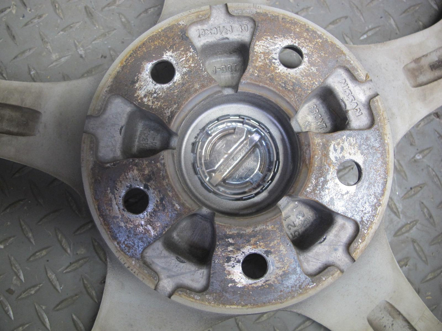 13-14 Nissan Z34 370Z Nismo Front R19 19" Forged Wheel Rim 19X9.5J ET40 OEM Bent