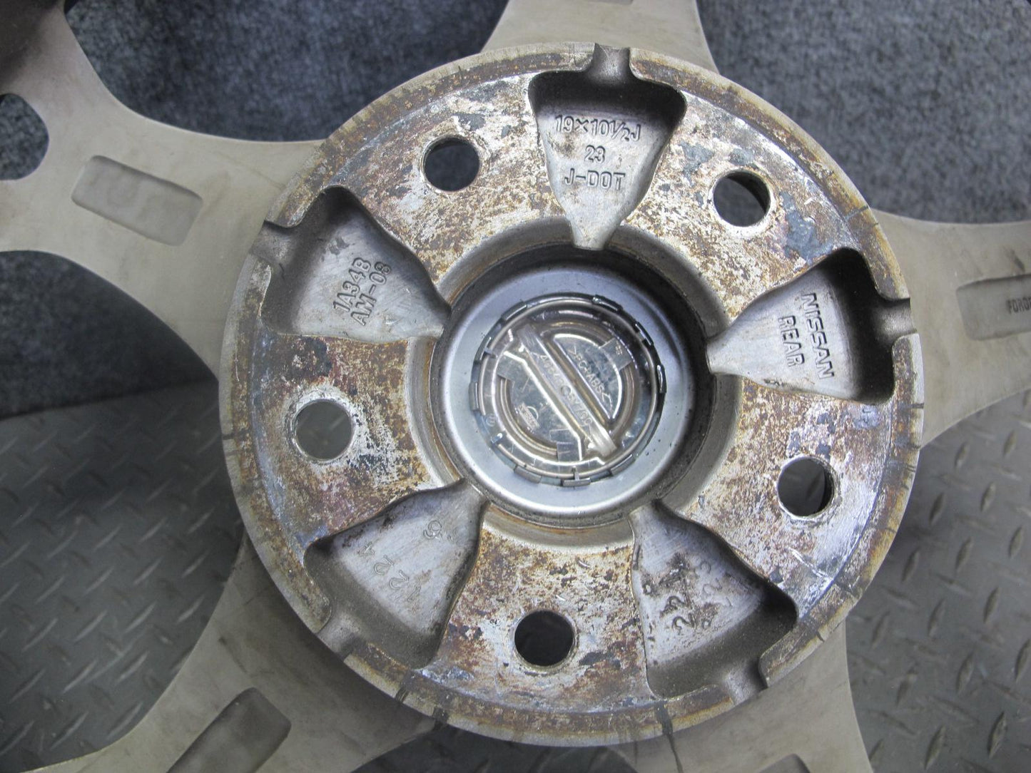 13-14 Nissan Z34 370Z Nismo Rear R19 19" Forged Wheel Rim 19X10.5J ET23 OEM