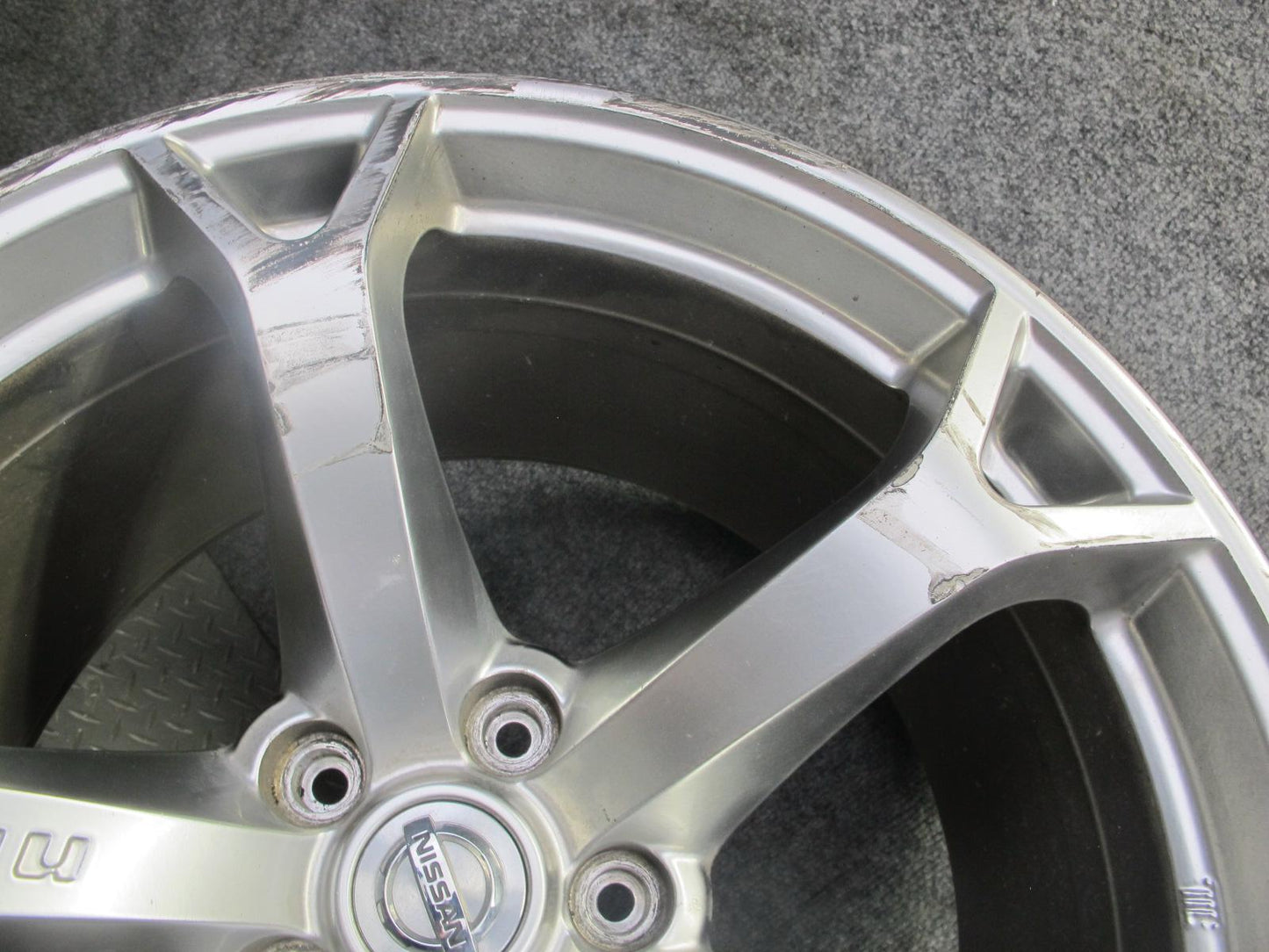 13-14 Nissan Z34 370Z Nismo Rear R19 19" Forged Wheel Rim 19X10.5J ET23 OEM