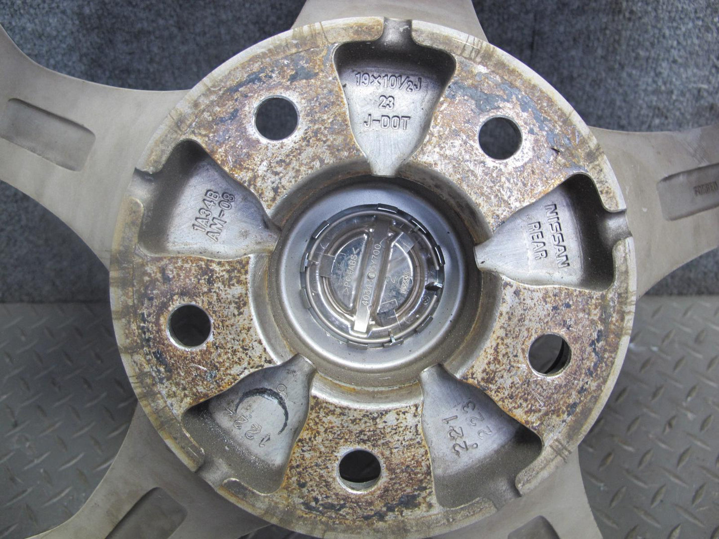 13-14 Nissan Z34 370Z Nismo Rear R19 19" Forged Wheel Rim 19X10.5J ET23 OEM