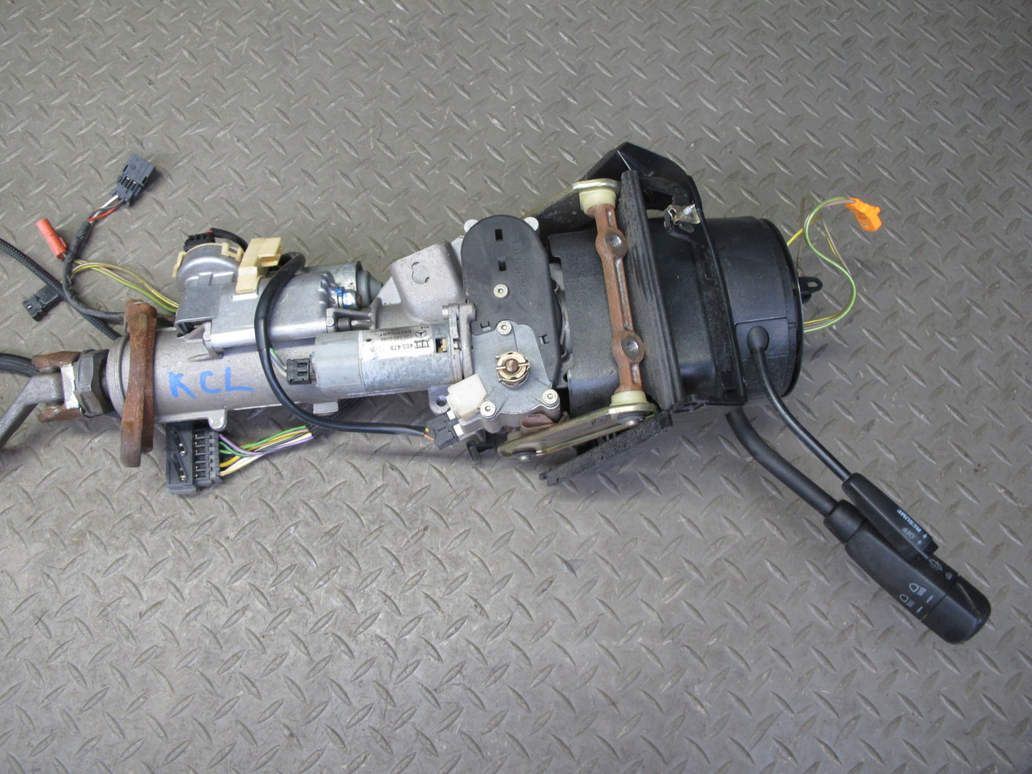 96-99 Mercedes W140 C140 CL Coupe Steering Column Switch Motor Assembly OEM