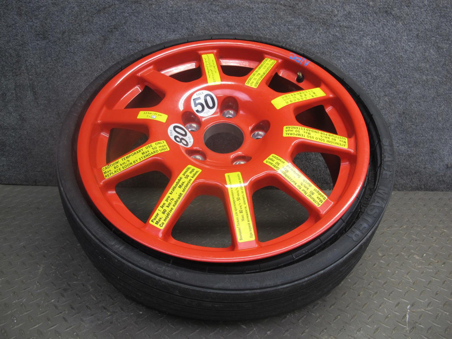 2011-2018 Porsche Cayenne S 958 Emergency Spare 18 Wheel 6.5J x 18 Rim W/ Tire