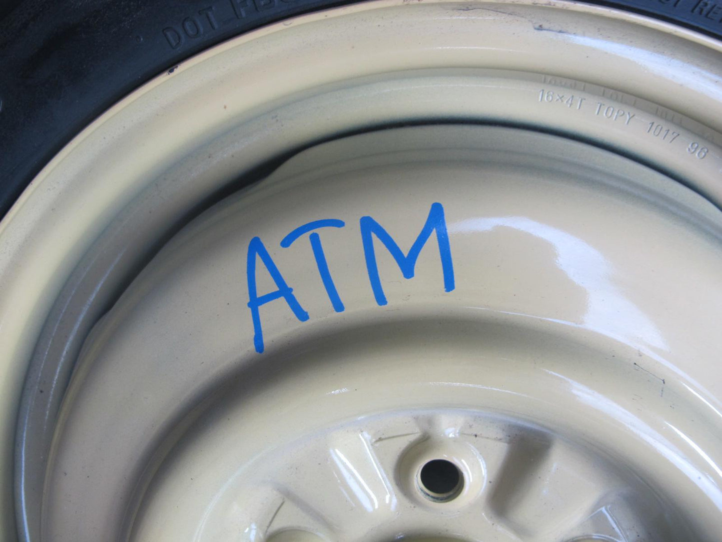 96-00 Toyota MARK2 JZX100 Spare Tire R16 16" Wheel 16x4T OEM