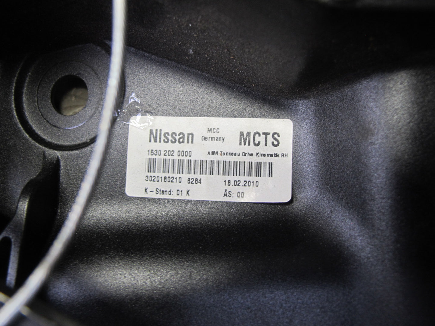 10-19 Nissan 370Z Z34 Convertible Set of 2 Rear Left & Right TOP Roof Hinge OEM