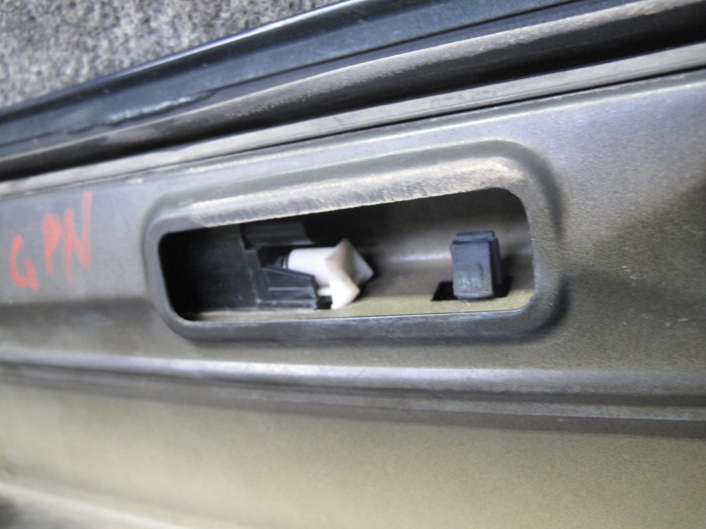 2005-2008 Porsche 911 997 Coupe Rear Third Brake Stop Light Panel Midnight Blue