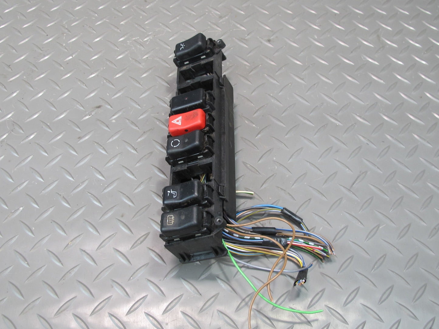 1990-1995 Mercedes W124 300D Center Console Upper Switch Panel OEM