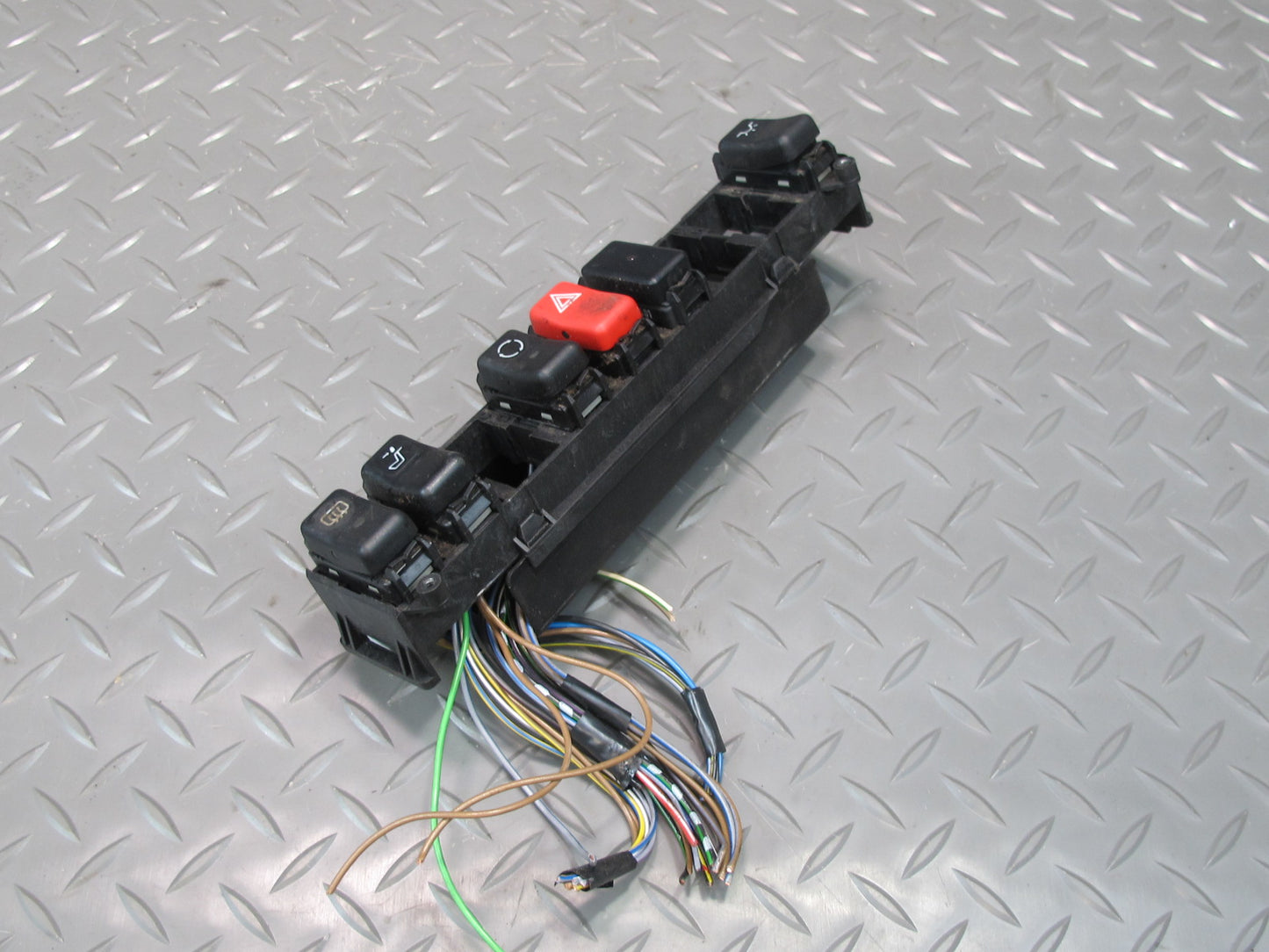 1990-1995 Mercedes W124 300D Center Console Upper Switch Panel OEM