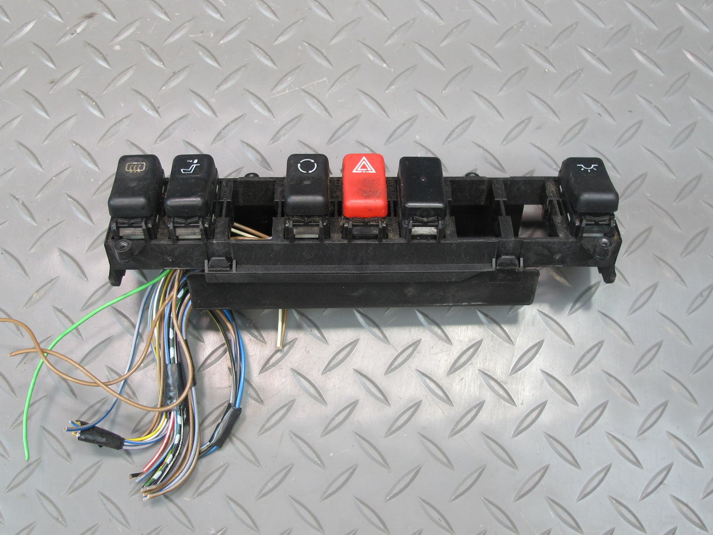 1990-1995 Mercedes W124 300D Center Console Upper Switch Panel OEM