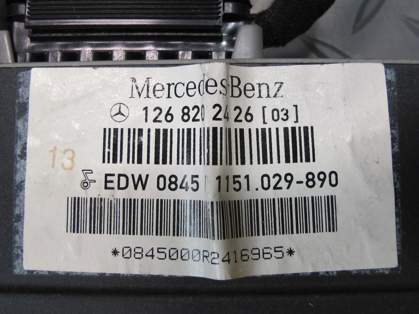 90-95 Mercedes W124 300D Anti Theft Alarm Control Module 1268202426 OEM