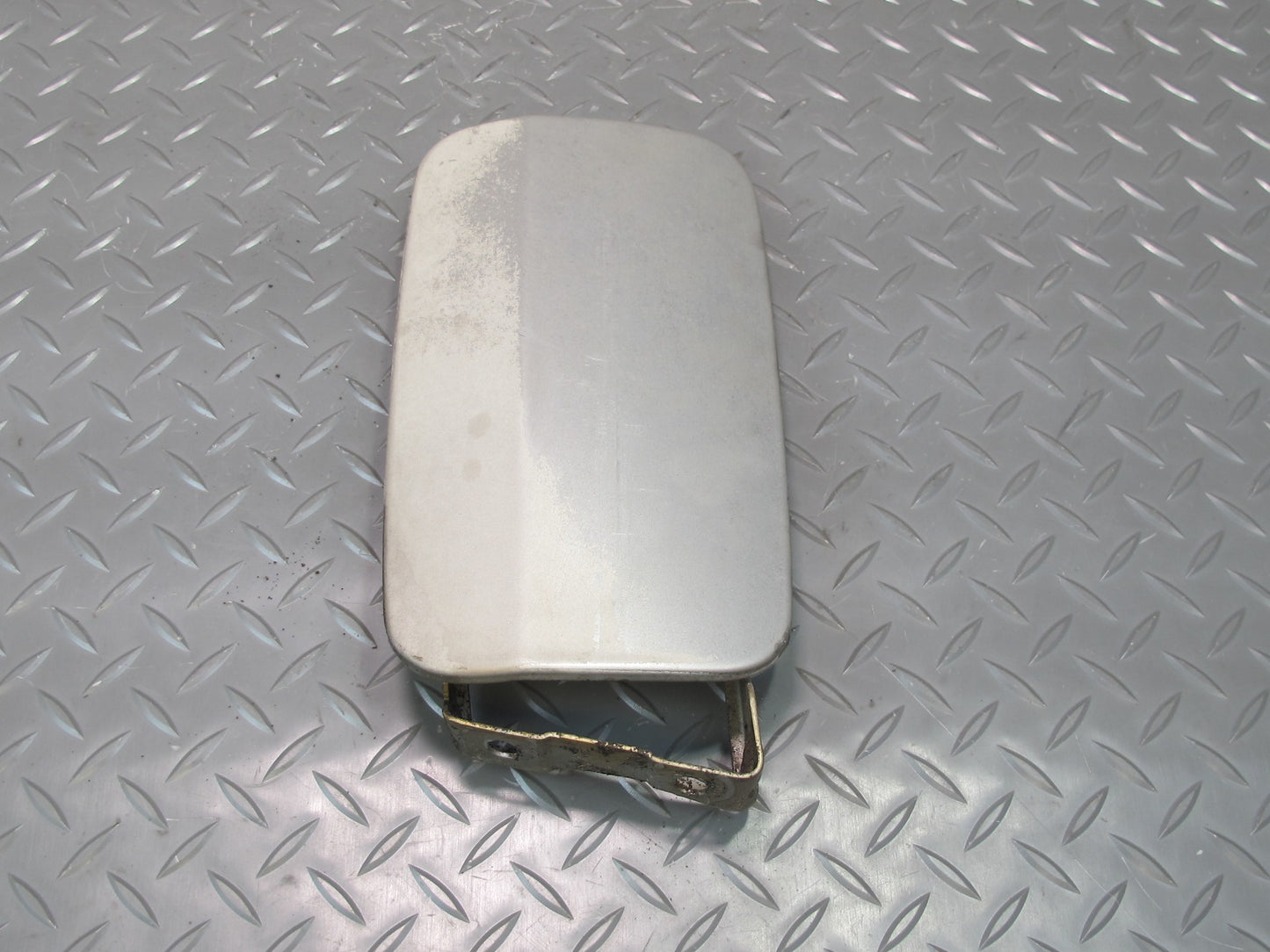 90-95 Mercedes W124 300D Gas Fuel Door Cover Lid Silver OEM