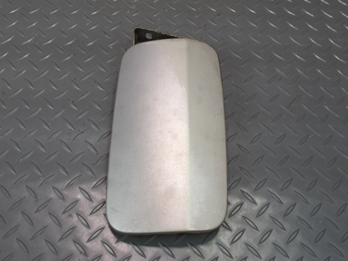 90-95 Mercedes W124 300D Gas Fuel Door Cover Lid Silver OEM