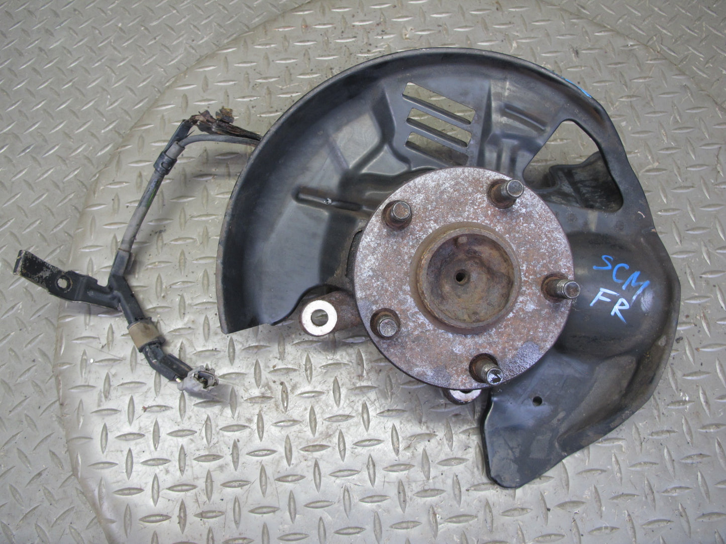 92-00 Lexus UZZ30L SC300 SC400 RWD Front Right Spindle Knuckle Wheel Hub OEM