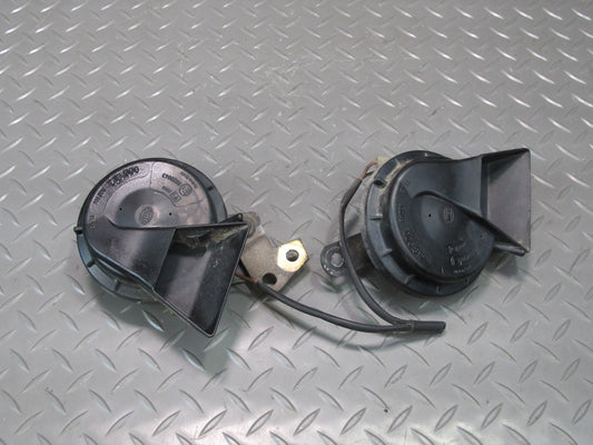 93-95 Mercedes W124 300D Set of 2 High & Low Tone Note Pitch Horn Signal OEM