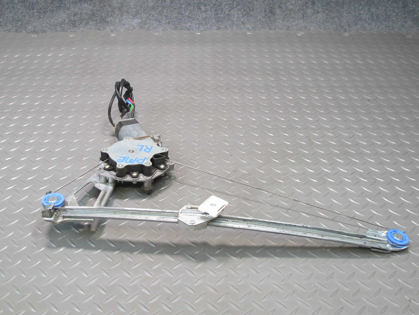 90-95 Mercedes W124 300D Sedan Rear Left Door Window Regulator w Motor OEM