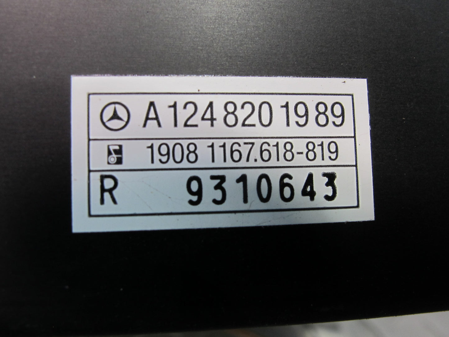 91-95 Mercedes W124 300D Audio Amplifier AMP 1248201989 OEM