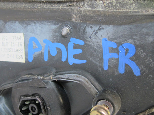 90-95 Mercedes W124 300D Front Right Door Side View Exterior Mirror Silver OEM