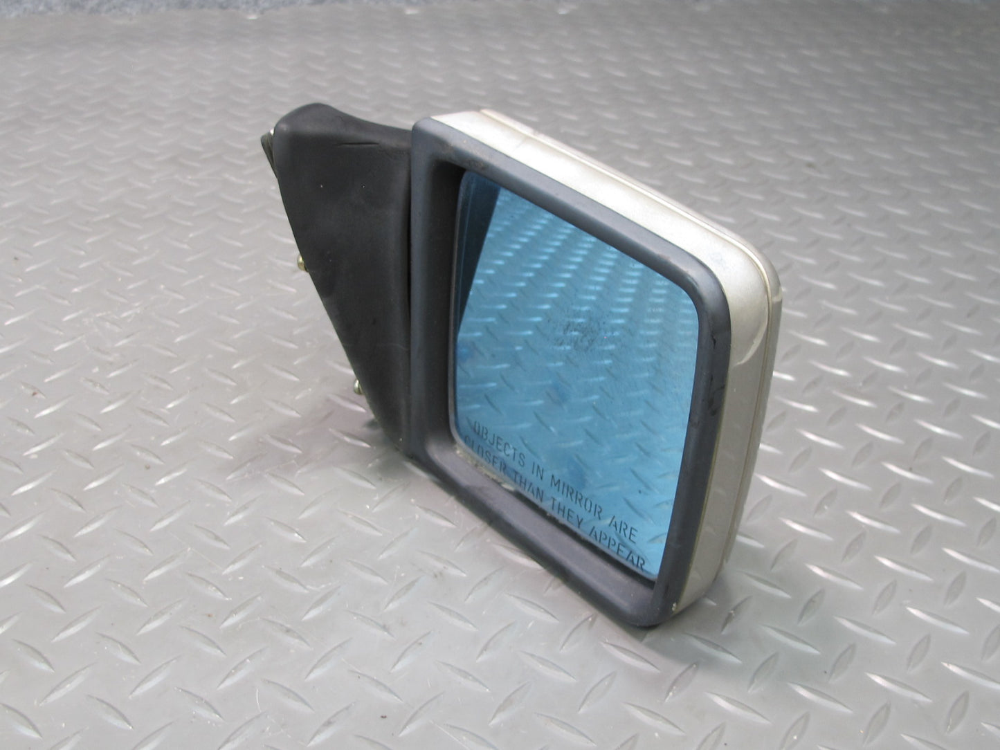 90-95 Mercedes W124 300D Front Right Door Side View Exterior Mirror Silver OEM