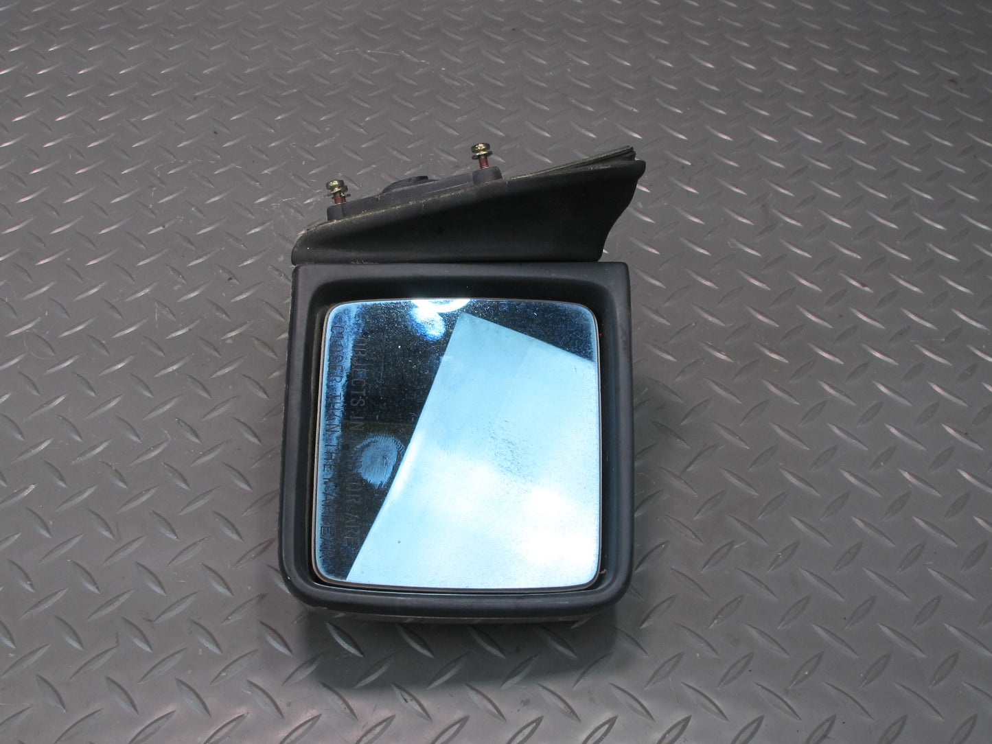 90-95 Mercedes W124 300D Front Right Door Side View Exterior Mirror Silver OEM