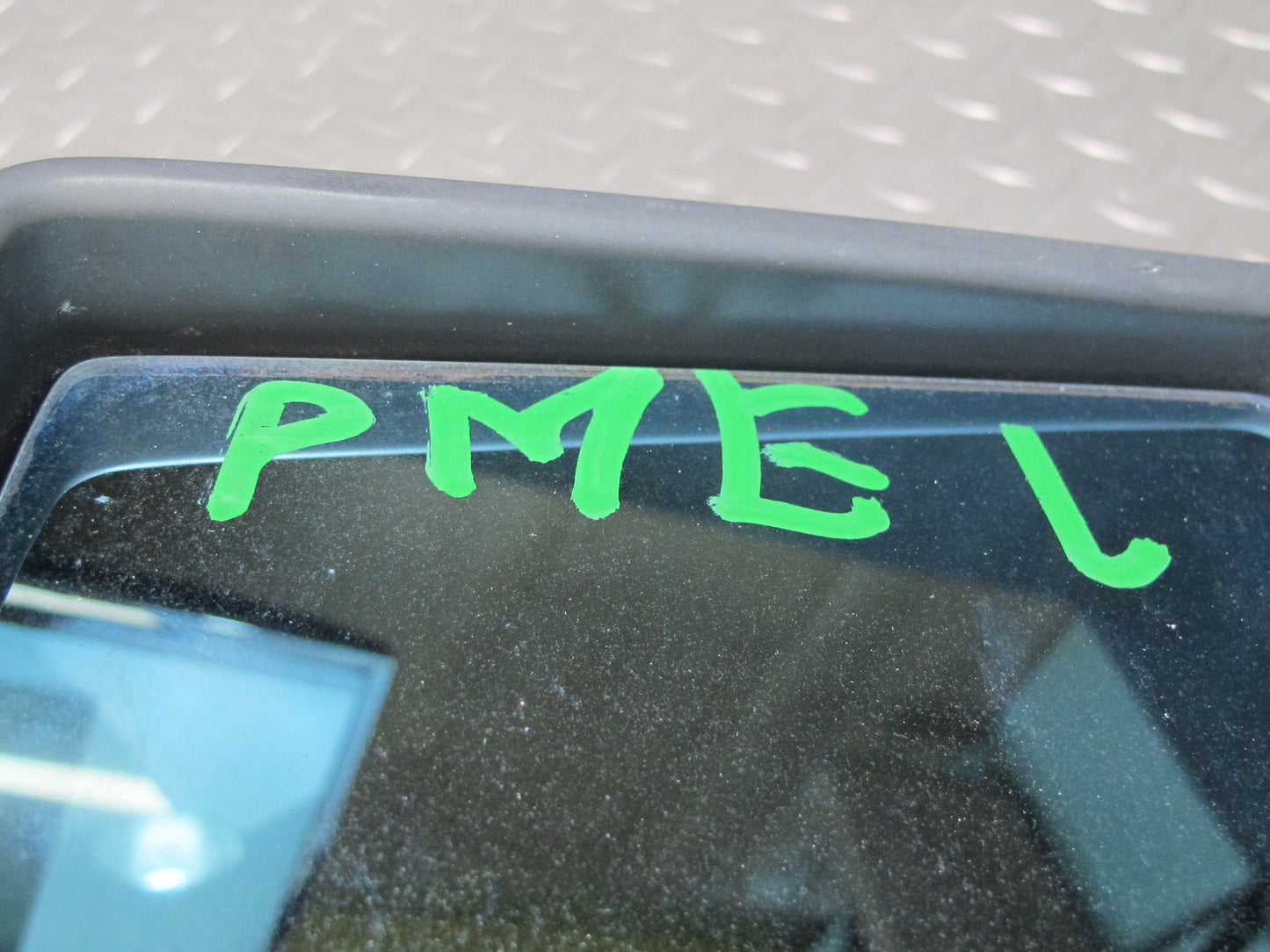 90-95 Mercedes W124 300D Front Left Door Side View Exterior Mirror Silver OEM