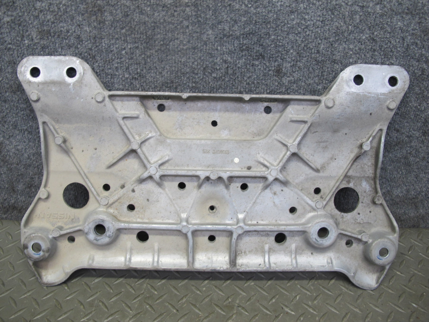 11-20 Nissan Z34 370Z Front Suspension Subframe Crossmember Stay Plate OEM