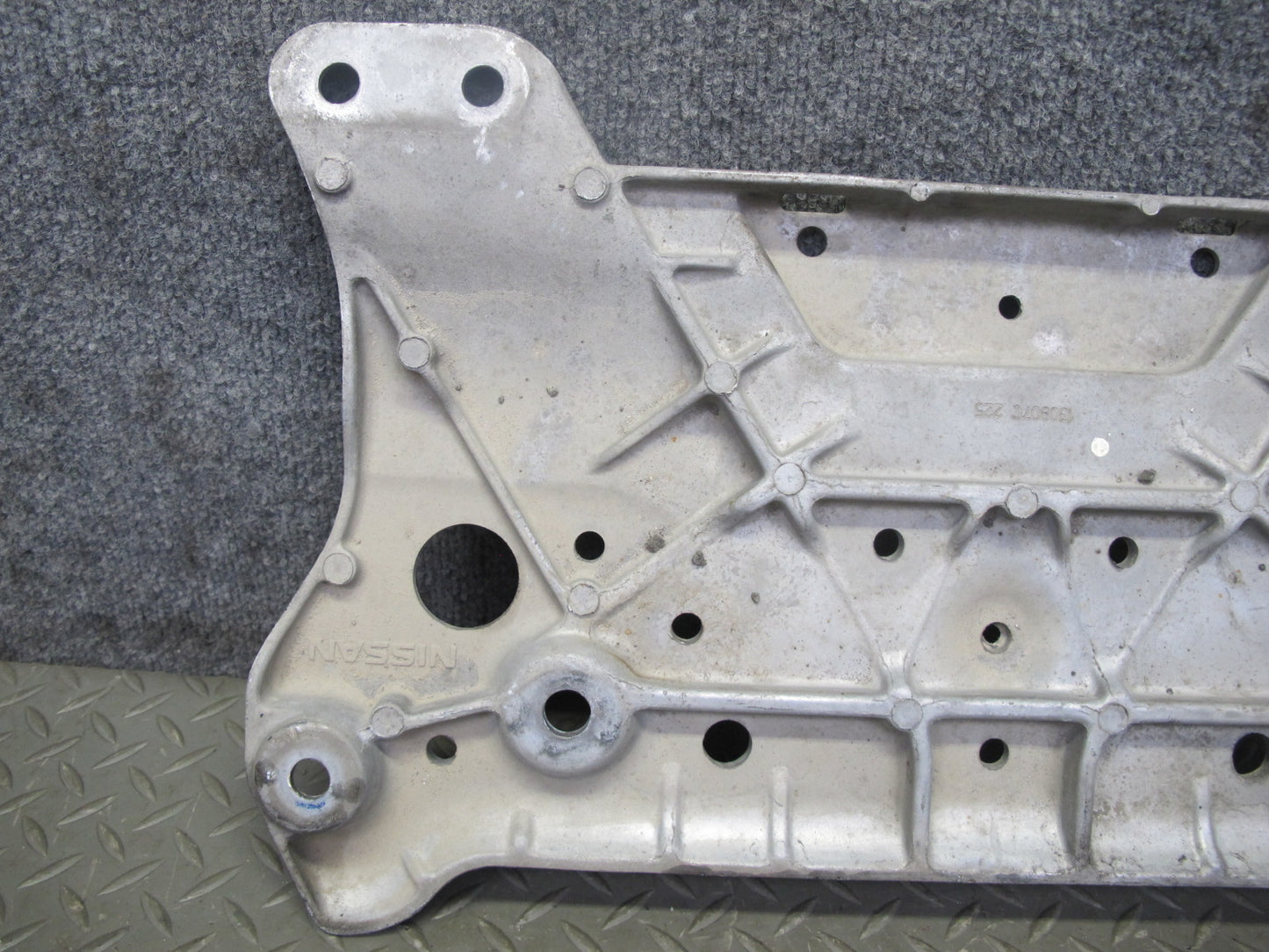 11-20 Nissan Z34 370Z Front Suspension Subframe Crossmember Stay Plate OEM