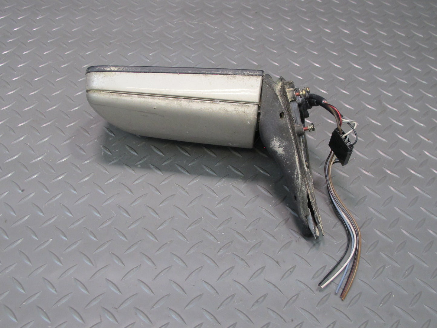 90-95 Mercedes W124 300D Front Left Door Side View Exterior Mirror Silver OEM